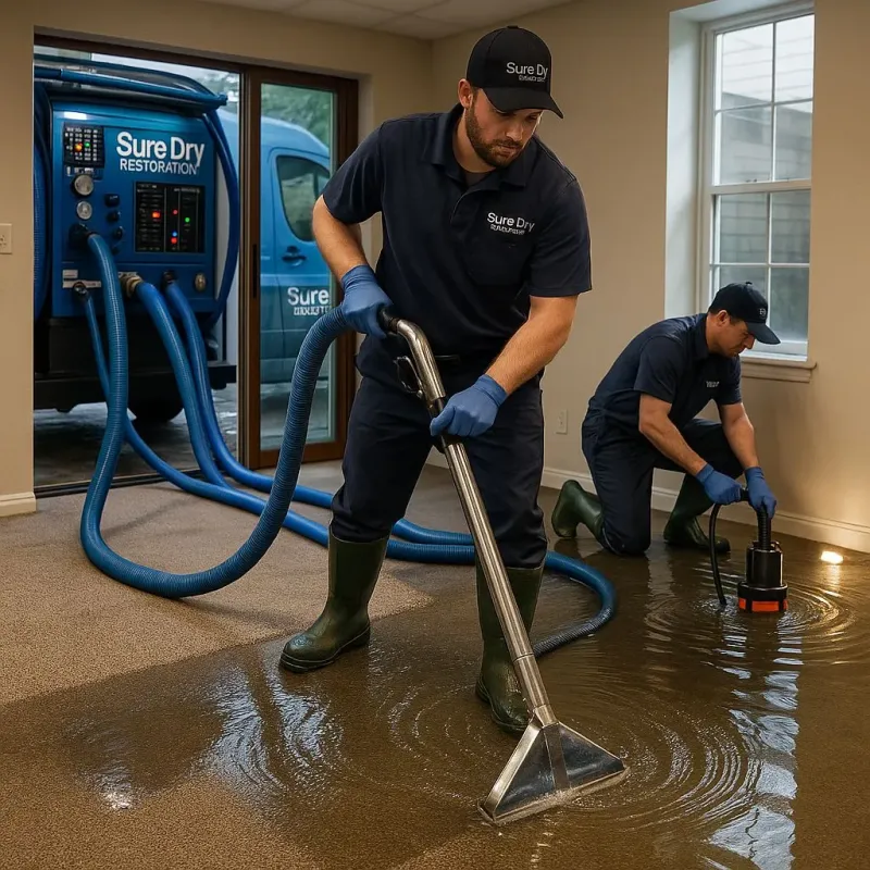 Water Extraction and Removal process in Greatwood, TX